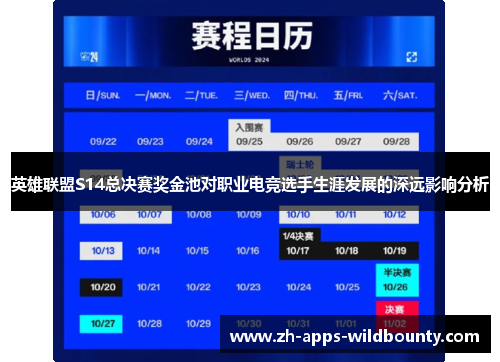 英雄联盟S14总决赛奖金池对职业电竞选手生涯发展的深远影响分析